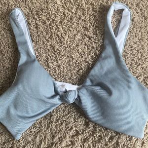 brand new gray bikini top
